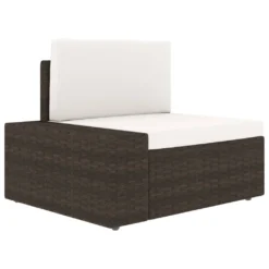 VidaXL Modulares 2-Sitzer-Sofa Poly Rattan Braun -Grünwelt Exporteren Garten-Winkel 32010715921a545254b6c2af89bce138
