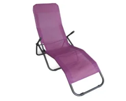 TrendLine Relaxliege Textilenbespannung, Brombeer