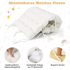 COSTWAY Bogen Mit Weichem Kissen, Kletterbogen Für Kinder Kleinkinder, Bogenwippe Aus Holz, Spielbogen Für Drinnen Und Draußen 9 COSTWAY Bogen Mit Weichem Kissen, Kletterbogen Für Kinder Kleinkinder, Bogenwippe Aus Holz, Spielbogen Für Drinnen Und Draußen -Grünwelt Exporteren Garten-Winkel 33aef8091c5f8e5fb289fcb0b6386985