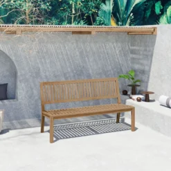 KMH® TEAK 3-sitzer Bank *Lea* O.A. -Grünwelt Exporteren Garten-Winkel 33d0b7960fe166204c3b1d399d45c74c