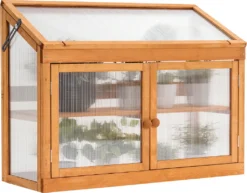 MCombo 2 Etage Höhenverstellbares Anlehngewächshaus Treibhaus Pflanzenhaus Holz 0160 -Grünwelt Exporteren Garten-Winkel 342c32c983e9f0e6609b6dff86cd208a