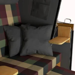 Sanzaro Strandkorb XL120 Cm Deluxe Zweisitzer Holz Und Poly-Rattan Volllieger 4 X Kissen Klappbare Rückenlehne 2 Personen Rot-Beige-Grün Karo 17 Sanzaro Strandkorb XL120 Cm Deluxe Zweisitzer Holz Und Poly-Rattan Volllieger 4 X Kissen Klappbare Rückenlehne 2 Personen Rot-Beige-Grün Karo -Grünwelt Exporteren Garten-Winkel 343b9522e3747328bbfa53d738bcd435