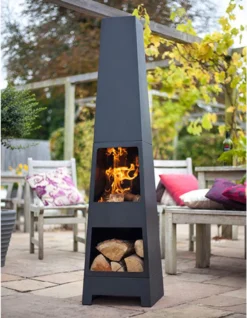 Buschbeck Gartenkamin Malmo Schwarz 90146.000 -Grünwelt Exporteren Garten-Winkel 348568872614ecd41e09eea8bda93e27