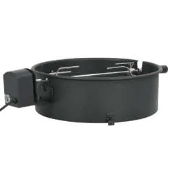 VidaXL BBQ Rotisserie Ring Set 47 Cm Schwarz