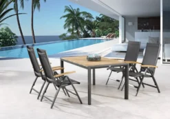 Best Alu-Klappsessel Cavalese H 110 X B 62 X T 67 Cm, Sitztiefe 48 Cm, Mehrfach Verstellbar, Armlehne Aus Teakholz, Farbe Weiß -Grünwelt Exporteren Garten-Winkel 3527b44e72c7279bb3cb5103658ab192