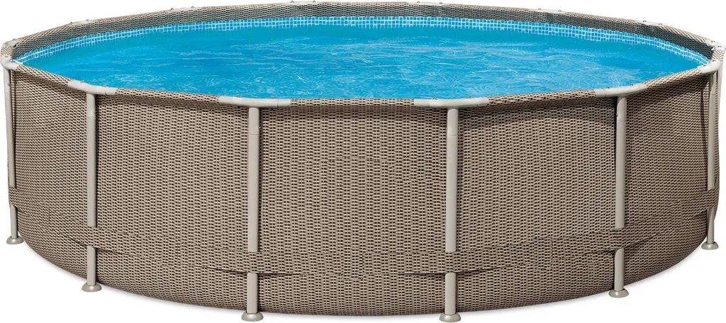 Summer Fun Frame Pool Set Rattan Braun 427 X 107 Cm (3000130) 2 Summer Fun Frame Pool Set Rattan Braun 427 X 107 Cm (3000130) – Bild 2