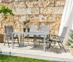 Dehner Klappsessel Chicago, Hochlehner, 109 X 63 X 68 Cm, Aluminium/Textilene, Grau -Grünwelt Exporteren Garten-Winkel 363d296e5fbbe7c7fe87ec5a9fa4a0cb