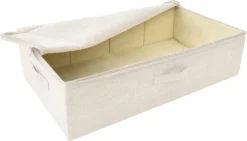 VidaXL Aufbewahrungsboxen 2 Stk. Stoff 70x40x18 Cm Creme -Grünwelt Exporteren Garten-Winkel 36a365ee68051612cb5e9fbb7251e3fc