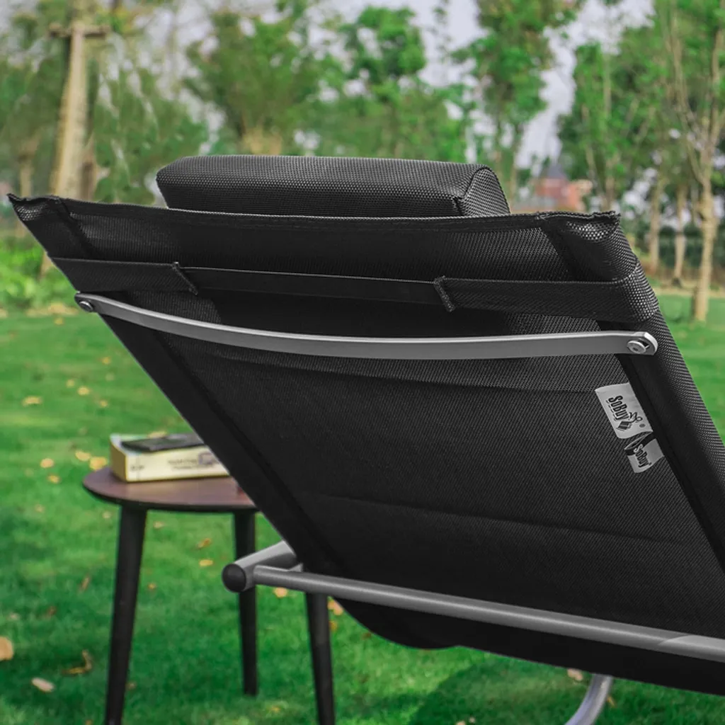 SoBuy® 2-er Set Swingliege Schaukelliege Gartenliege Schwarz 2 X OGS28-SCH 5 SoBuy® 2-er Set Swingliege Schaukelliege Gartenliege Schwarz 2 X OGS28-SCH – Bild 5