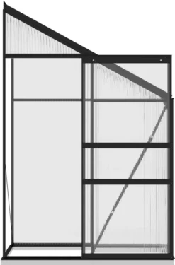 VidaXL Gewächshaus Anthrazit Aluminium 1,44 M³ 11 VidaXL Gewächshaus Anthrazit Aluminium 1,44 M³ -Grünwelt Exporteren Garten-Winkel 37a897a51c0c7d5c7c0ec21847cab36e