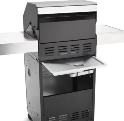 TAINO BLACK 2+1 Gasgrill-Set Haube Regler Gasgrill Mit Seitenbrenner Gusseisen-Rost Gasgrill 2 Brenner Standgrill Matt Schwarz -Grünwelt Exporteren Garten-Winkel 37b5b6b02670382e641dbb5d313523cd