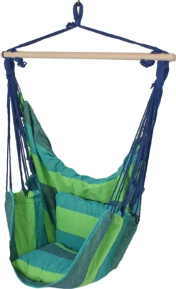 Garden Pleasure Hängesessel TOBAGO Blau/grün Hängesitz -Grünwelt Exporteren Garten-Winkel 381c7f977d1fd99d2df015fd928dd6dd