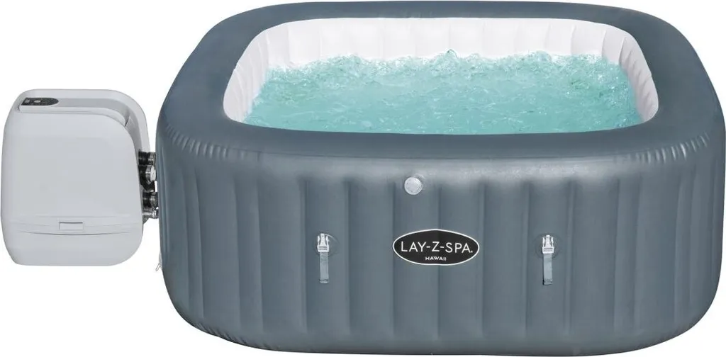 Bestway LAY-Z-SPA® Whirlpool Hawaii HydroJet Pro™, Eckig, 180x180x71cm, 60031 14 Bestway LAY-Z-SPA® Whirlpool Hawaii HydroJet Pro™, Eckig, 180x180x71cm, 60031 – Bild 14