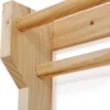 Physionics® Sprossenwand Aus Holz - Für Kinder Und Erwachsene, 195x80x14cm,100kg Max- Kletterwand, Turnwand, Klettergerüst