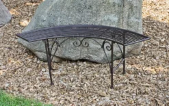 Garden Pleasure Eisen Bogenbank Sitzbank Parkbank Baumbank Edel Rost Optik Bank -Grünwelt Exporteren Garten-Winkel 399487be7bce0d47b032812543f11350