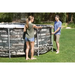 Bestway® Power Steel™ Comfort Jet Series™ Frame Pool-Set Mit Filterpumpe 610 X 366 X 122 Cm, Steinwand-Optik (Naturstein), Oval 33 Bestway® Power Steel™ Comfort Jet Series™ Frame Pool-Set Mit Filterpumpe 610 X 366 X 122 Cm, Steinwand-Optik (Naturstein), Oval -Grünwelt Exporteren Garten-Winkel 39af1523d61a0ec0b1e2ff8e4dc13e68