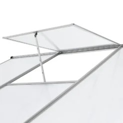 Juskys Aluminium Anlehn-Gewächshaus 2,4 M² – Treibhaus Mit Schiebetür, Fenster Zum Lüften & Stahl-Fundament – Stabiles Pflanzenhaus Für Garten 29 Juskys Aluminium Anlehn-Gewächshaus 2,4 M² – Treibhaus Mit Schiebetür, Fenster Zum Lüften & Stahl-Fundament – Stabiles Pflanzenhaus Für Garten -Grünwelt Exporteren Garten-Winkel 3a2a47ebb62ecabb564a0c6b36ce695a