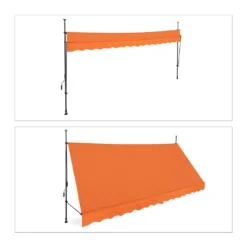 Relaxdays Klemmmarkise Für Balkon -Grünwelt Exporteren Garten-Winkel 3b2a55a51737f9f93abc96176a97658b