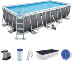 Bestway Power Steel™ Frame Pool Komplett-Set, Eckig, Mit Filterpumpe, Sicherheitsleiter & Abdeckplane 549 X 274 X 122 Cm, Schwimmbecken, Schwimmen, Pools 34 Bestway Power Steel™ Frame Pool Komplett-Set, Eckig, Mit Filterpumpe, Sicherheitsleiter & Abdeckplane 549 X 274 X 122 Cm, Schwimmbecken, Schwimmen, Pools -Grünwelt Exporteren Garten-Winkel 3b474b1905310f86fab8e94d13d8c61a