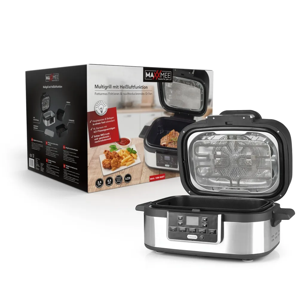 MAXXMEE Multi-Grill Mit Heißluft-Funktion 7 MAXXMEE Multi-Grill Mit Heißluft-Funktion – Bild 7