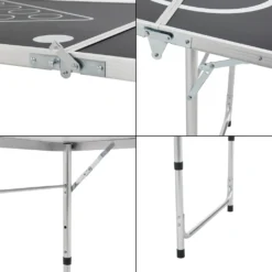 Bierpong Tisch Ibiza Beer Pong Tisch Verstellbar Und Klappbar 240x60cm Aluminium-Konstruktion Schwarz 14 Bierpong Tisch Ibiza Beer Pong Tisch Verstellbar Und Klappbar 240x60cm Aluminium-Konstruktion Schwarz -Grünwelt Exporteren Garten-Winkel 3d09501c38a362c95b9d3e433dee7730