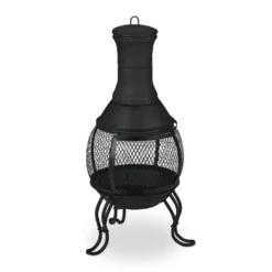 Relaxdays Terrassenofen In Schwarz -Grünwelt Exporteren Garten-Winkel 3df697691fc321ee6cb3e453bd859e15