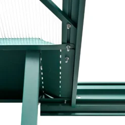 Outsunny Gewächshaus Für Den Garten, Vielseitig Nutzbar Als Treibhaus, Tomatenhaus, Frühbeet Und Pflanzenhaus, 4 Mm PC Sonnenschutzplatte, Aluminium, Transparent+Grün, 250x190x219 Cm -Grünwelt Exporteren Garten-Winkel 3e297963441a0db9598212e75ad0d494