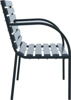 VidaXL Gartenbank 120 Cm Grau Holz -Grünwelt Exporteren Garten-Winkel 3e59170719a9cece115a29a0094e2afe