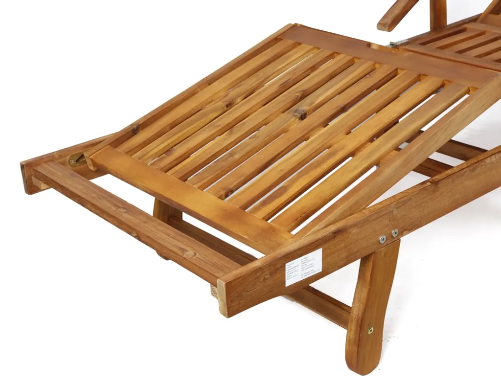CHILLROI Verstellbare Sonnenliege Mit Beistelltisch - Akazienholz Gartenliege 15 CHILLROI Verstellbare Sonnenliege Mit Beistelltisch - Akazienholz Gartenliege – Bild 15