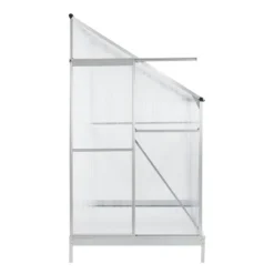Juskys Aluminium Anlehn-Gewächshaus 2,4 M² – Treibhaus Mit Schiebetür, Fenster Zum Lüften & Stahl-Fundament – Stabiles Pflanzenhaus Für Garten 27 Juskys Aluminium Anlehn-Gewächshaus 2,4 M² – Treibhaus Mit Schiebetür, Fenster Zum Lüften & Stahl-Fundament – Stabiles Pflanzenhaus Für Garten -Grünwelt Exporteren Garten-Winkel 3f511f7a98fad2fd9cf9879487ce0222