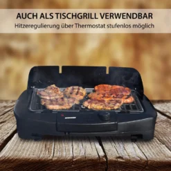 Syntrox Elektrischer Tischgrill Und Standgrill Kombination Mit Ablagen -Grünwelt Exporteren Garten-Winkel 43e1a7a98cfcb88f0181dc36fb370ab6