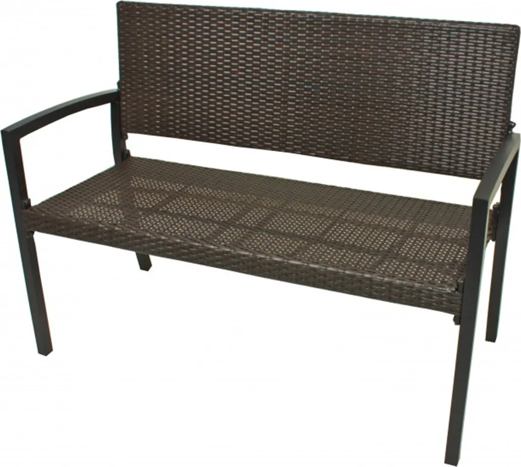 Garden Pleasure Parkbank Sanremo Rattan Optik Garten Bank Sitzbank Möbel Coffee 1 Garden Pleasure Parkbank Sanremo Rattan Optik Garten Bank Sitzbank Möbel Coffee