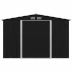 VidaXL Geräteschuppen Anthrazit Stahl 257x205x178 Cm -Grünwelt Exporteren Garten-Winkel 4499f83f5bf9af61355155a6b36d2e85