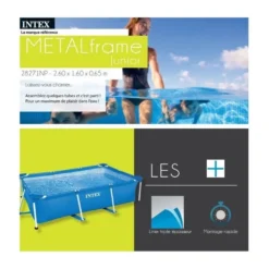Intex Family Rahmenpool 28271NP Blau 260 X 160 X 65 Cm -Grünwelt Exporteren Garten-Winkel 45710dad4d75a14f90187a094afb0b51