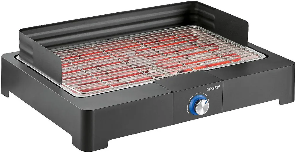 Severin PG 8565 Tischgrill Mit Grillrost 2200 Watt Indoor / Outdoor Windschutz 1 Severin PG 8565 Tischgrill Mit Grillrost 2200 Watt Indoor / Outdoor Windschutz