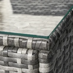 Merax Gartenlounge-Set Für 4-5 Personen, Gartenmöbel Set Polyrattan Sitzgruppe Balkonset Gartenlounge Mit Tisch Und Kissen Für Garten, Terasse Und Balkon, 181 X 181 X 66 Cm, Grau -Grünwelt Exporteren Garten-Winkel 45d615df64b3eca01d6072355a2be8b8