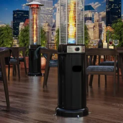 FINA | Gasheizstrahler | 1,8m | Schwarz | 11kW | Heizpilz, Terrassenheizstrahler, Terrassenheizer, Heizstrahler Gas -Grünwelt Exporteren Garten-Winkel 45d9775d7ca7de7dbc0778249f28e020