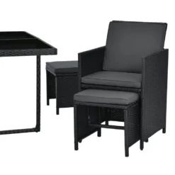 Juskys Polyrattan Sitzgruppe Baracoa L 9-teilig Wetterfest & Stapelbar – Gartenmöbel Set Mit 4 Stühle, 4 Hocker & Tisch Für Garten & Terrasse 22 Juskys Polyrattan Sitzgruppe Baracoa L 9-teilig Wetterfest & Stapelbar – Gartenmöbel Set Mit 4 Stühle, 4 Hocker & Tisch Für Garten & Terrasse -Grünwelt Exporteren Garten-Winkel 46a55c66efff30c0eec1e9a2c01ea0fa