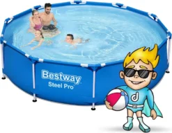 Bestway Steel Pro Swimming-Pool 305x76 Cm -Grünwelt Exporteren Garten-Winkel 46f6a43114626542c7fc5bb5ed9b1daf