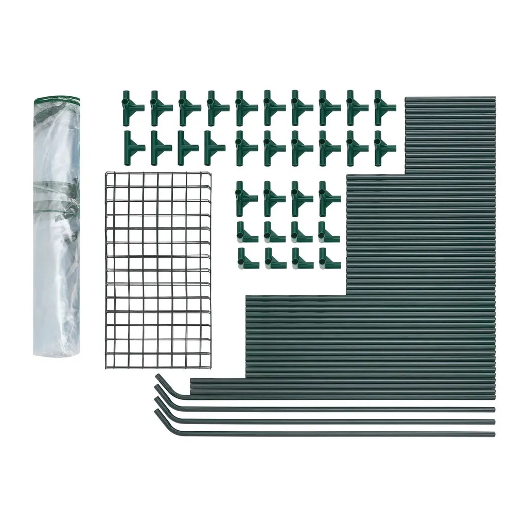 Juskys Foliengewächshaus 1 M² Aufrollbare Tür - Gewächshaus Für Tomaten - Stabiles Balkon Treibhaus Mit 4 Ebenen, Großem Eingang, PVC-Abdeckung 13 Juskys Foliengewächshaus 1 M² Aufrollbare Tür - Gewächshaus Für Tomaten - Stabiles Balkon Treibhaus Mit 4 Ebenen, Großem Eingang, PVC-Abdeckung – Bild 13