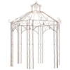 VidaXL Gartenpavillon Antikbraun 3 M Eisen