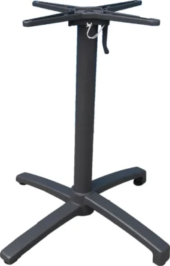 Garden Pleasure Alu Tischgestell TREVISO Mit Klappfunktion Aluminium Anthrazit