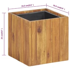 VidaXL Garten-Hochbeet 24,5x24,5x25 Cm Massivholz Akazie -Grünwelt Exporteren Garten-Winkel 486f15f4ef24fb8e4fa02da7c4ce0b5d