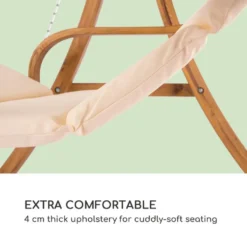 Maui Hollywoodschaukel 110 Cm 2-Sitzer Sonnensegel Polyester Lärche -Grünwelt Exporteren Garten-Winkel 487c2c4abdeeab153c93099b2ff4b849