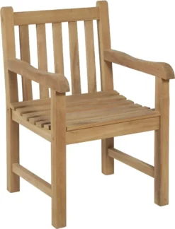 Garden Pleasure Armsessel Gartenstuhl Holzstuhl SOLO, Teak B-grade Unbehandelt -Grünwelt Exporteren Garten-Winkel 4893109427021a78bdb3b0a6f55adfde