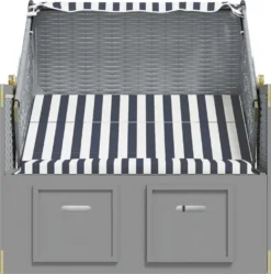 VidaXL Strandkorb Mit Dach Poly Rattan Und Massivholz Blau & Weiß 14 VidaXL Strandkorb Mit Dach Poly Rattan Und Massivholz Blau & Weiß -Grünwelt Exporteren Garten-Winkel 48f8b63c014d353ff36eee911c2ad55c