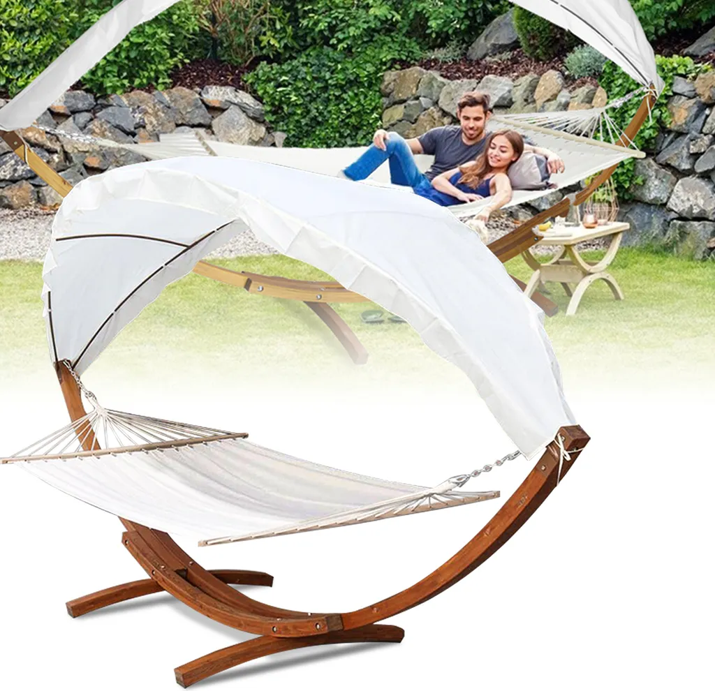 EINFEBEN Hängematte Wetterfestem Hängematten Stabhängematte Outdoor Holz Mit Gestell XXL Garten Hängemattengestell 2 Personen 410cm Gartenliege Liege 1 EINFEBEN Hängematte Wetterfestem Hängematten Stabhängematte Outdoor Holz Mit Gestell XXL Garten Hängemattengestell 2 Personen 410cm Gartenliege Liege