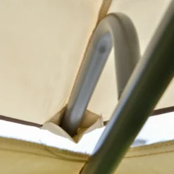 Outsunny Pavillon Partyzelt Mit Doppeldach 3,45x3,45x2,68m Festzelt Gartenlaube Stahl Polyester Beige -Grünwelt Exporteren Garten-Winkel 49ebf31f6e4f19e1c870757af340fb4a