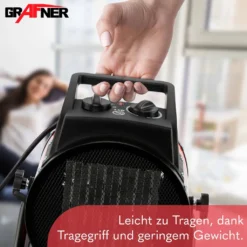Grafner® Elektroheizer Heizlüfter Bauheizer 3000 Watt Heizstrahler EH10934 -Grünwelt Exporteren Garten-Winkel 4a060db4bcad123ceafa57e6c82de5be