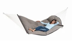 Hängematte Amazonas Fat Hammock XXL 187x146cm Taupe -Grünwelt Exporteren Garten-Winkel 4a7008f98505edd7924909e364bef51f